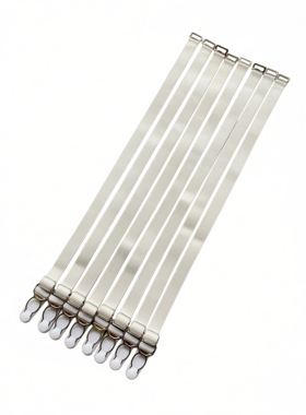 9字勾白色黑色吊袜带女金属扣可调节吊带丝袜长筒袜防滑带葫芦扣