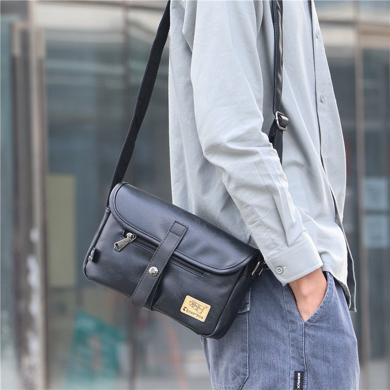 threebox潮牌单肩斜跨胸前运动包