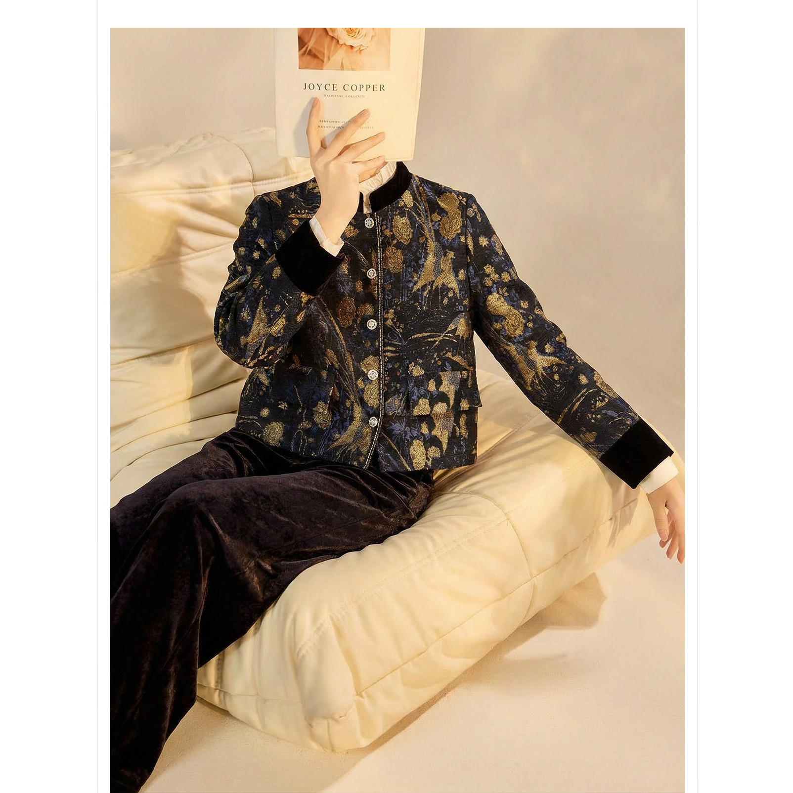 2026春装新款 轻奢新中式国风刺绣小外套棉服外套