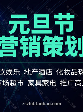 元旦节日营销促销推广活动策划方案服装商场酒店餐饮娱乐地产汽车