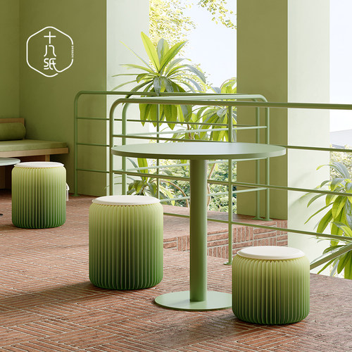 十八纸折叠凳子便携创意凳设计