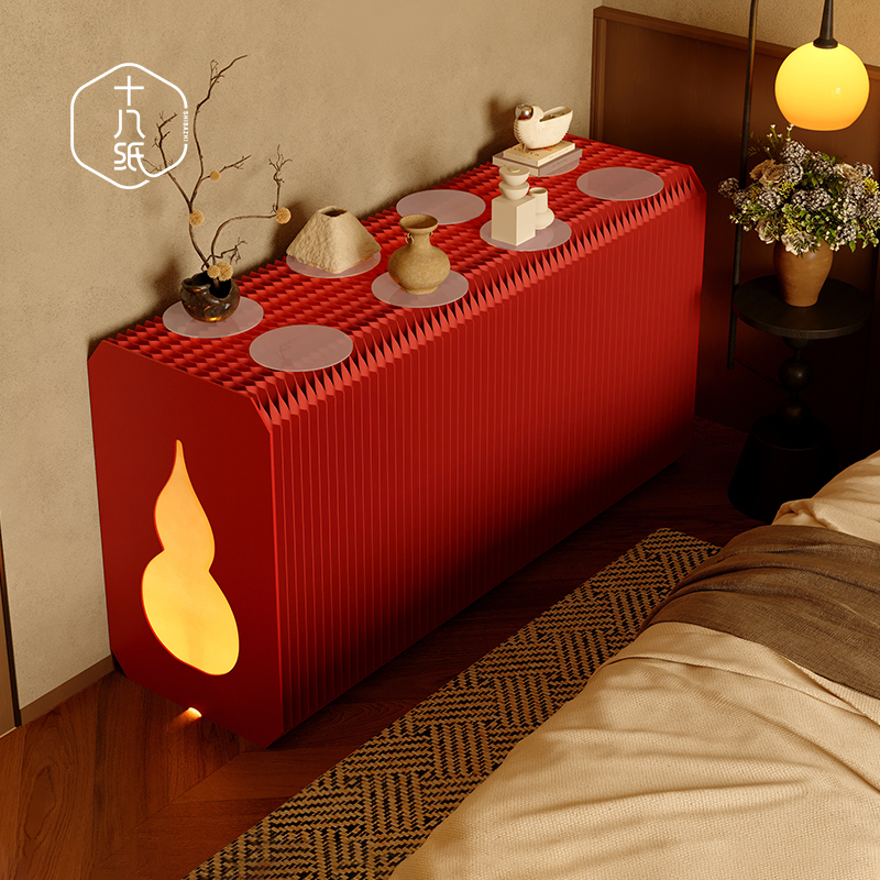 十八纸福禄展桌样品展示柜