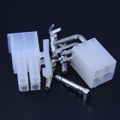 4P汽车连接器5557端子接插件弯针