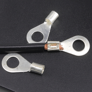 OT1.5-3电线连接器裸接头裸线束接线端子OT铜鼻电源裸接地环线片