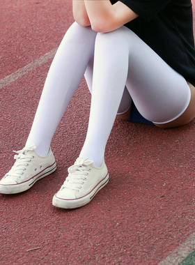 2双包邮白色黑色天鹅绒超长春秋过膝袜COS长筒纯色高筒袜平铺68cm