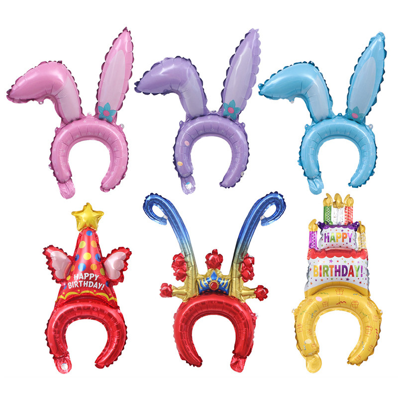 卡通兔耳朵发箍头饰铝膜气球儿童节京剧大圣发卡玩具幼儿园装饰,节庆用品/礼品,气球,淘宝优惠券,粉丝福利购,淘宝优惠卷