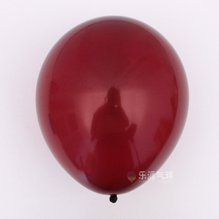 进口宝石水晶酒红气球 灵克龙尾巴球 生日派对婚庆婚房装饰布置