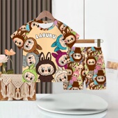 卡通可爱拉布布家居服套装 2025新款 短裤 短袖 儿童睡衣女童夏季