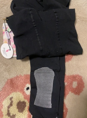 安美拉D 94魔术袜T裆防脚臭黑色春秋女连裤袜