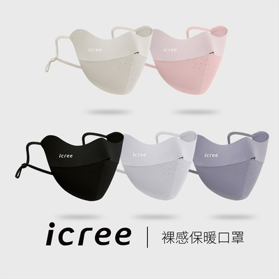 icree防风防寒口罩3D护眼角面罩