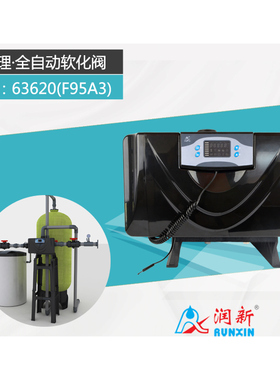全自动软化阀63520_F95A1 63620_F95A3软化水处理设备20吨润新阀