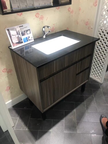 科勒大理石台面星都900mm浴室柜