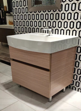 科勒浴室柜 K-75836T-B08玲纳600mm浴室家具-浅木色