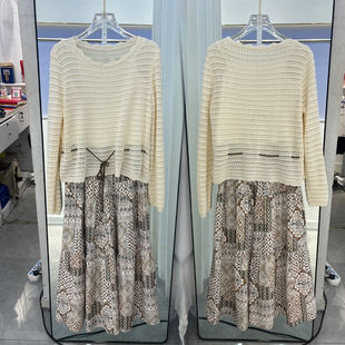 镂空针织衫 吊带半身裙三件套小仙女2026春夏波西米亚风碎花裙套装