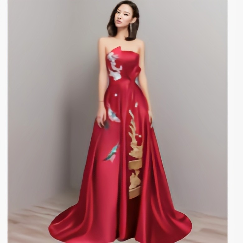 2025法式气质名媛风红色刺绣订婚礼服裙女夏季高级感连衣裙演出服