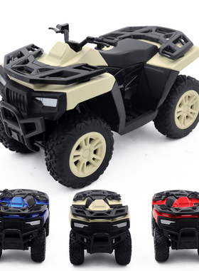 马珂垯1:36合金ATV沙滩四轮摩托车模型男孩儿童越野回力玩具车