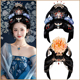 古风女士整顶头套贵妃唐风汉服假发套影视剧同款 一体假发唐朝发饰