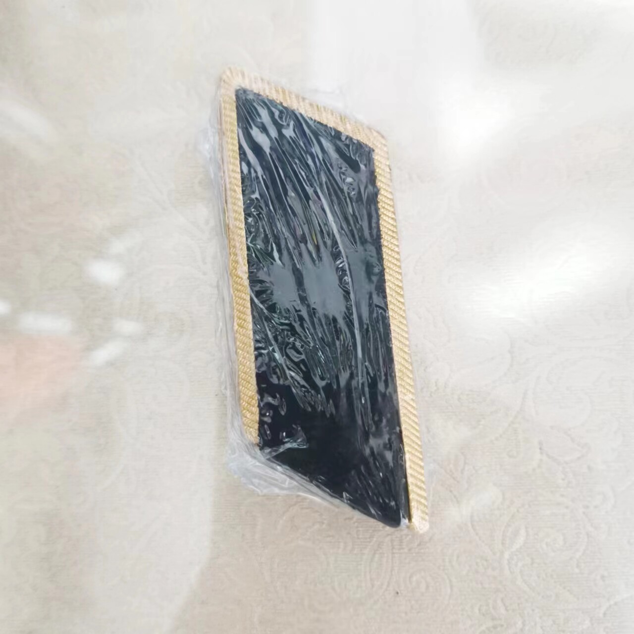 前苏联 黑色金属框领章原包装少见俄罗斯军迷用品尺寸6.5*3.5cm