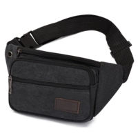 Черный [средний № 3 слой] толстый холст