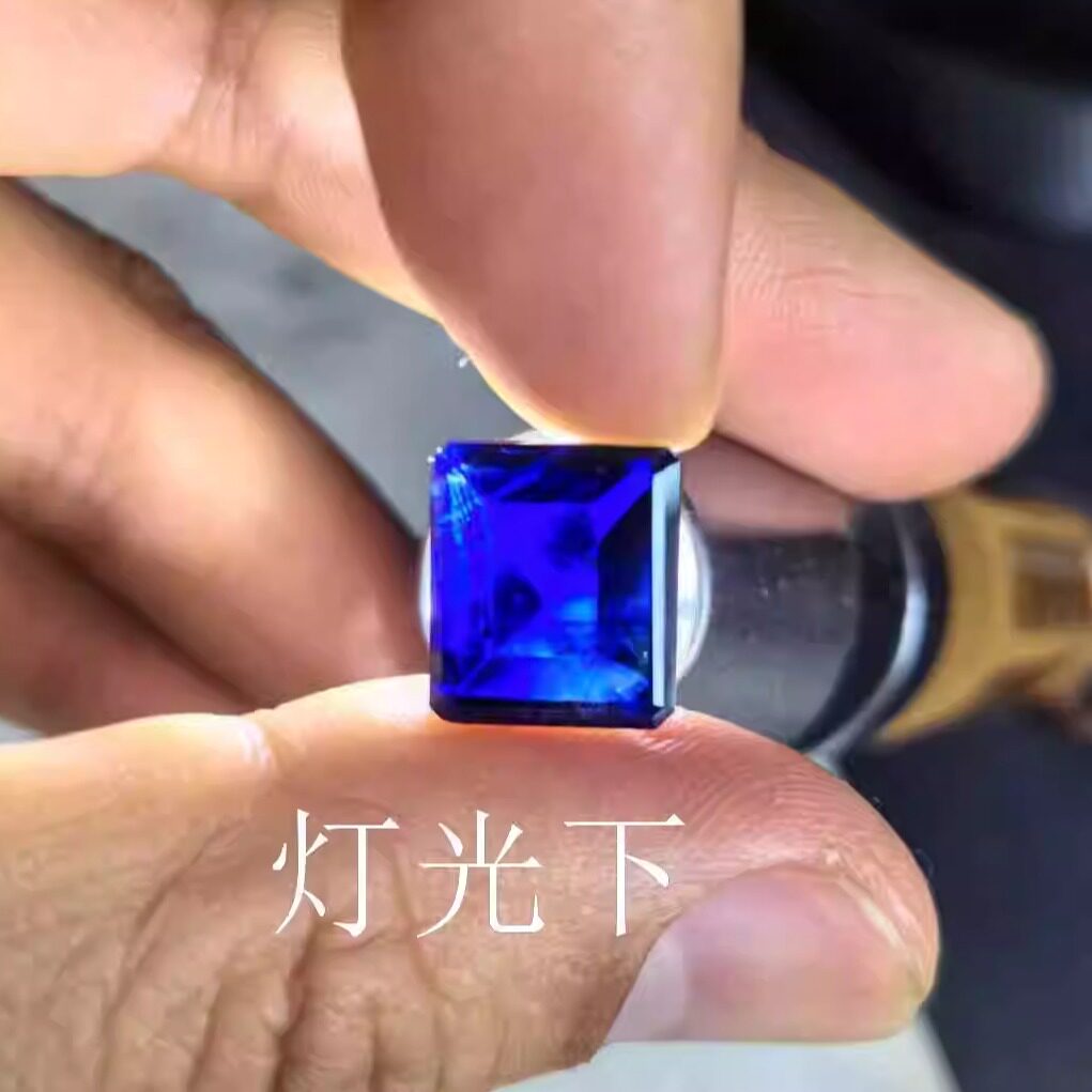 山东蓝宝石裸石墨水蓝超大特惠漏