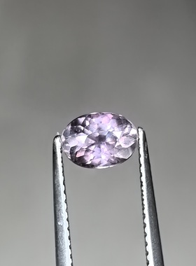 天然无烧奇异色蓝宝石裸石戒面5*7毫米1.095克拉净度好特惠包邮