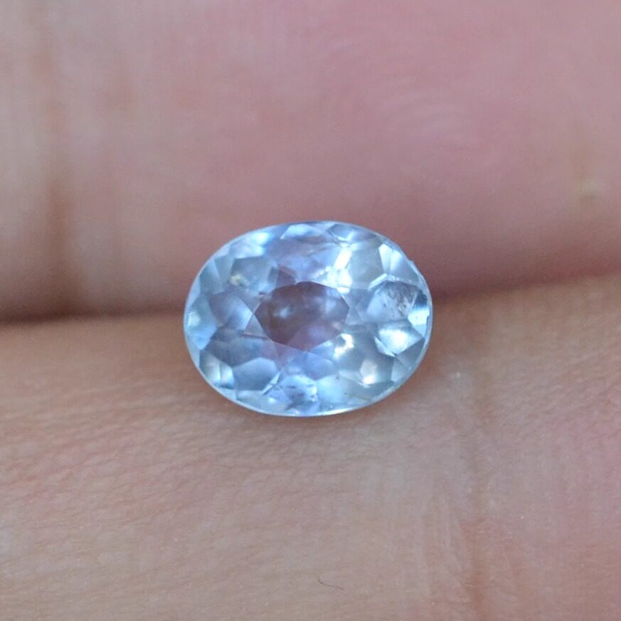 蓝宝石裸石金属灰色火彩好送证书
