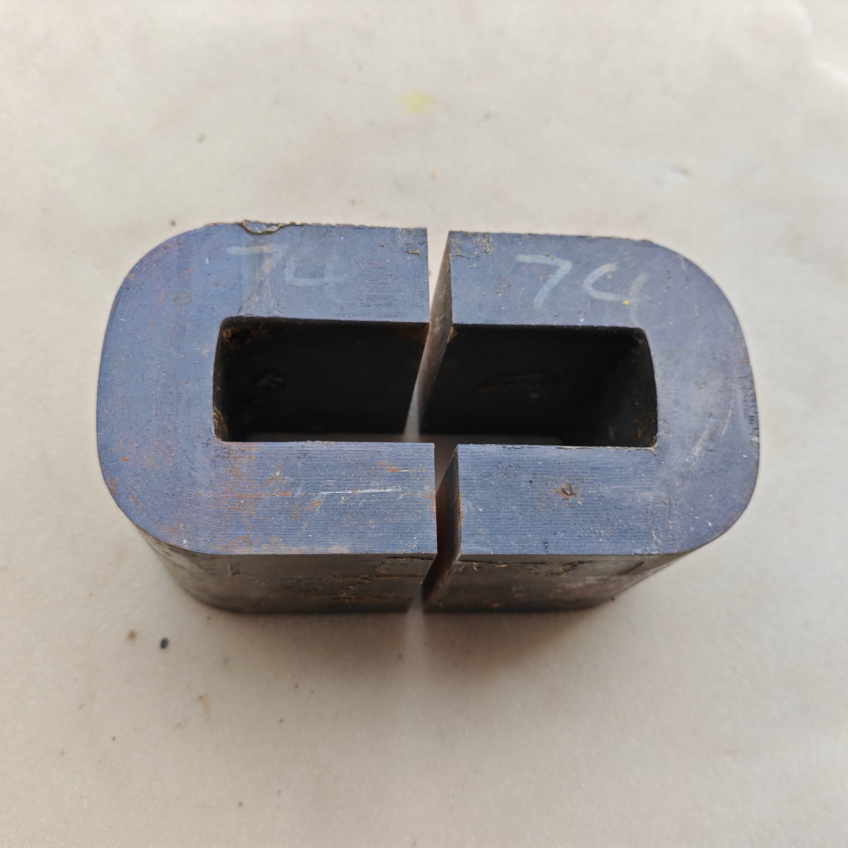 进口双C变压器铁芯硅钢片 外径133MM宽73MM高70MM内窗口28MM*87MM