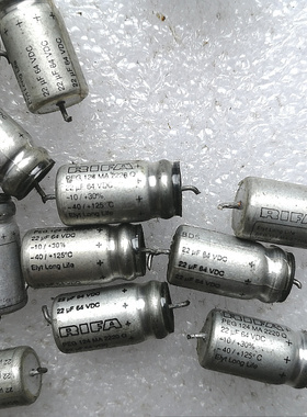 RIFA 拆机瑞典力发 PEG124系列 63V 64V 22UF 轴向电解电容 短脚