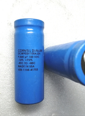 拆机 美国大D CORNELL DUBILIER 100V 9000UF 螺丝脚电容