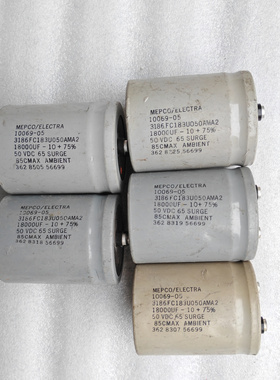 拆机 美国灰皮麦景图 MEPCO 50v 18000uf 螺丝脚发烧滤波电解电容