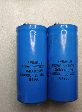 美国思碧 SPRAGUE 36DX系列 35V 43000UF 螺丝脚发烧滤波电容