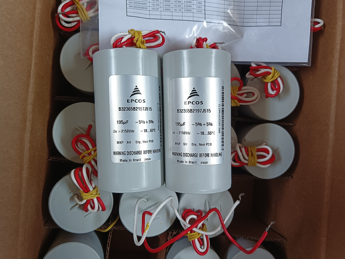 B323N65B2197J515 德国EPCOS 2150v 195uf MKP无极高压电容巴西产