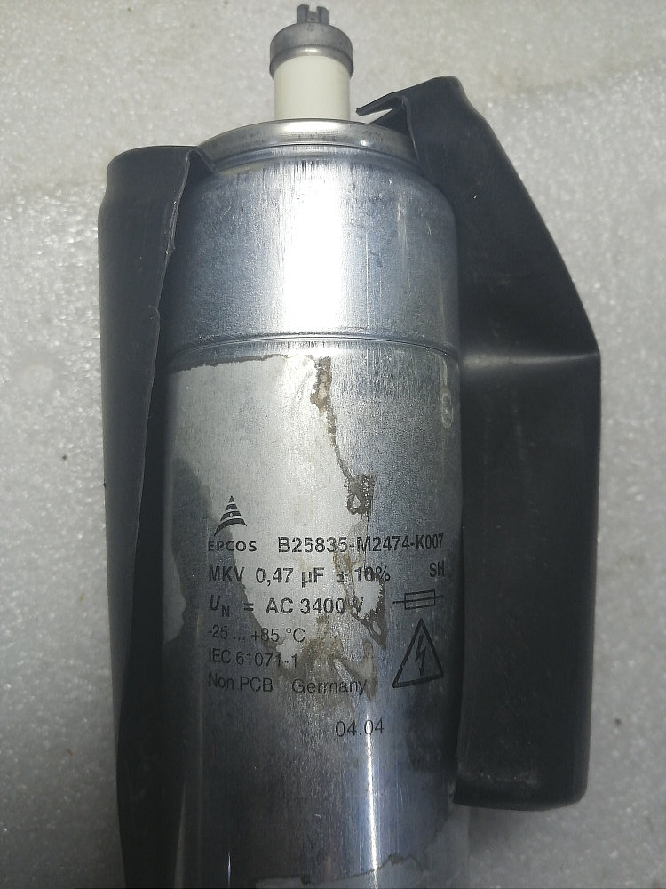 德国西门子 EPCOS  3400V 0.47UF 胆机耦合油浸电容 高压油浸电容