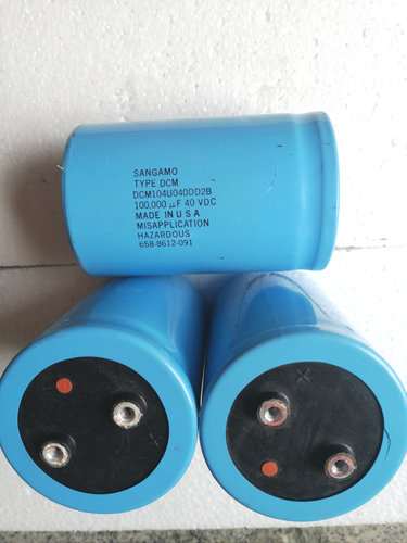拆机 美国山猫 山姆 SANGAMO 40v 100000uf 螺丝脚电容