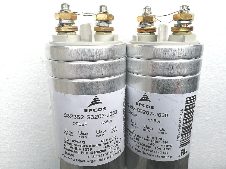 全新德国西门子 EPCOS 900v 200uf 大电流薄膜油浸电容