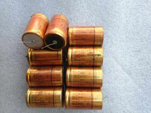 德国金色ROE 63v 4700uf 金装轴向发烧电解电容