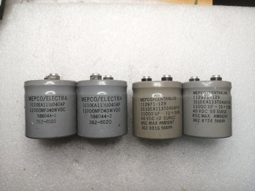 拆机 美国灰皮麦景图MEPCO 40v 11000uf 螺丝脚电容