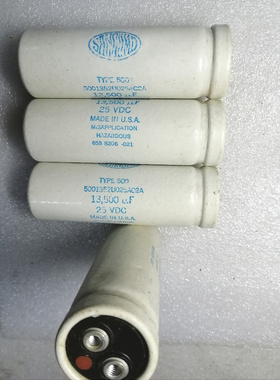 美国山猫 山姆SANGAMO 25v 13500uf 灯丝滤波螺丝脚电容