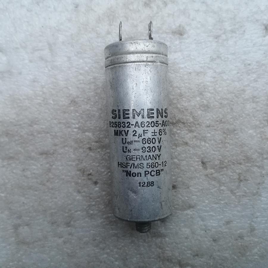 SIEMENS 拆机德国西门子 930v 2uf 高压油浸无极电容