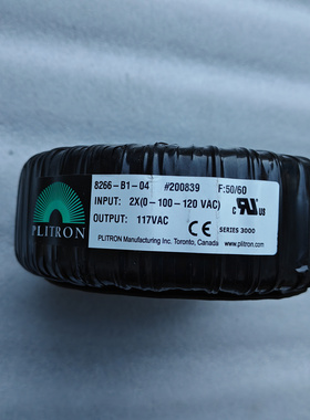 加拿大产P牛 PLITRON隔离牛 进口变压器 功率约600W 230V转115V