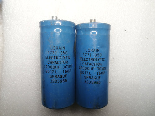 美国思碧SPRAGUE LORAIN标 30v 12000uf 螺丝脚电容