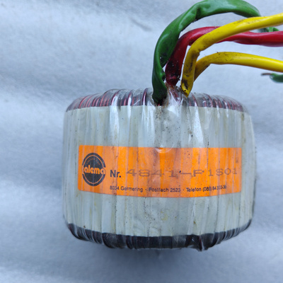 德国Talema进口环形变压器 功率约200W 输入220V 输出双20V