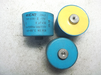 意大利ICAR THY-D3X系列 1700v 2uf 2.0uf 大电流无极耦合电容