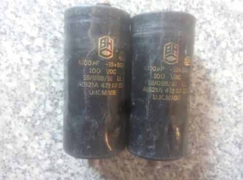 英国原装BHC ALS21A系列 100v 4700uf 螺丝脚发烧滤波电容