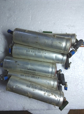 古董透明皮 美国山姆 SANGAMO 40V 2300UF 轴向发烧电容