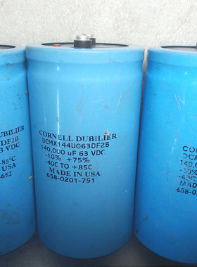 美国大D CORNELL DUBILIER DCMX系列 63V 140000UF 螺丝脚电容