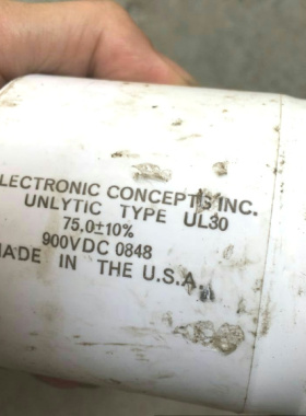 美国 Electronic Concepts EC 加丹 900v 75uf 高压胆机电容