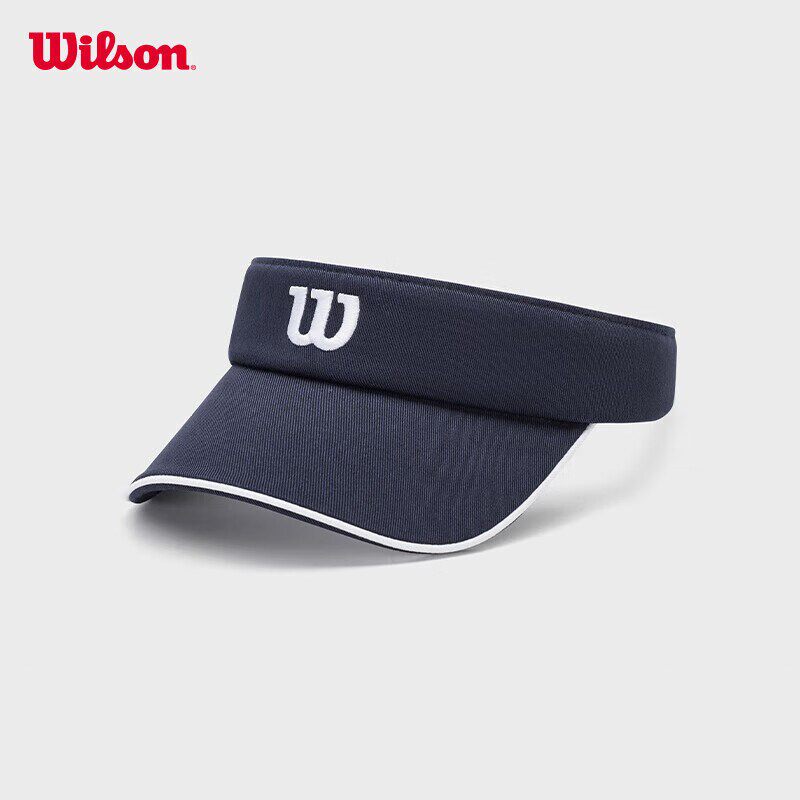 Wilson威尔胜网球帽2025新款遮阳帽舒适透气时尚运动帽女子空顶帽