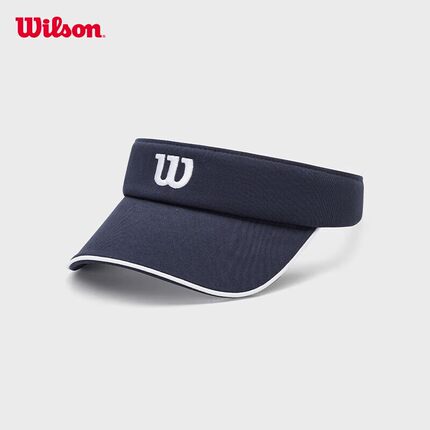 Wilson威尔胜网球帽2025新款遮阳帽舒适透气时尚运动帽女子空顶帽