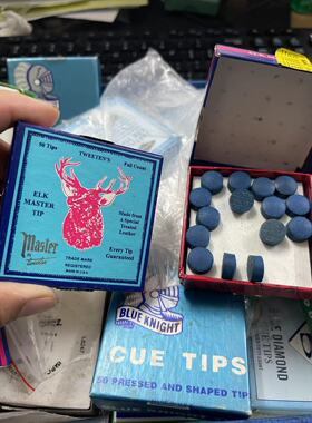 进口美国/泰国Master皮头篮钻篮武士鹿头ELK英式黑八九球皮头